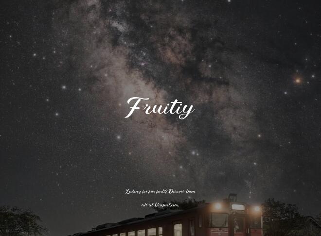 Fruitiy Font