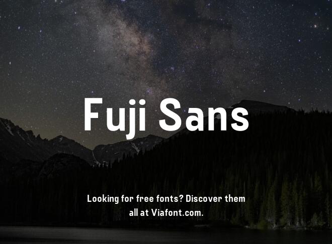 Fuji Sans Font