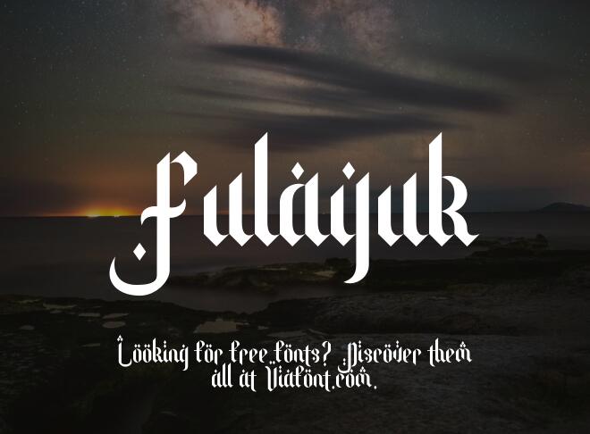 Fulayuk Font