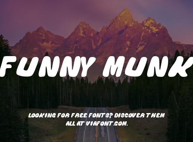 Funny Munk Font