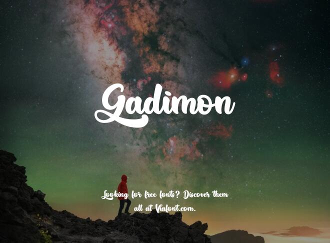 Gadimon Font