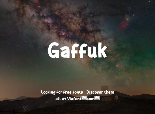 Gaffuk Font