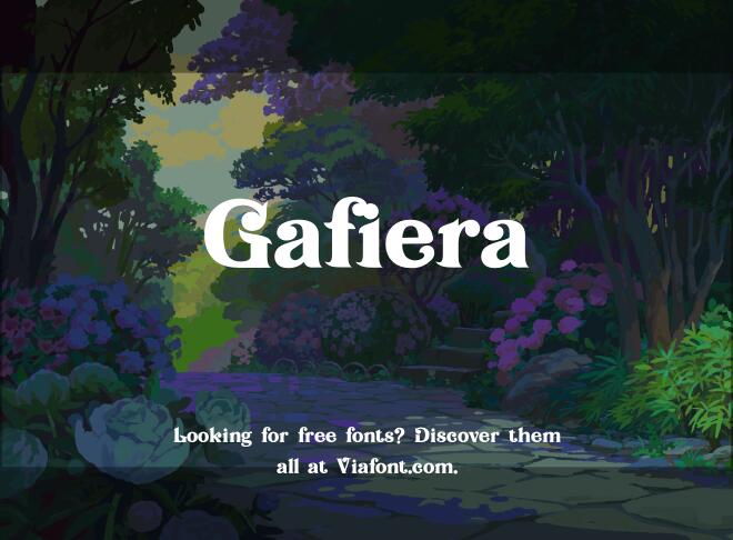 Gafiera Font