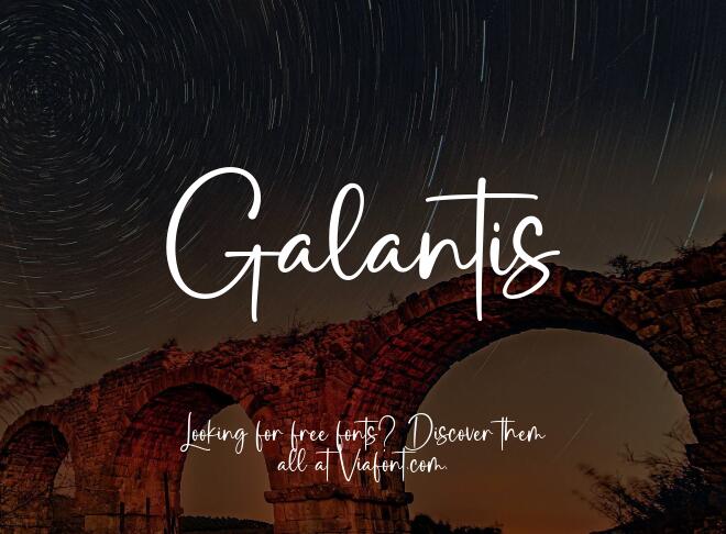 Galantis Font