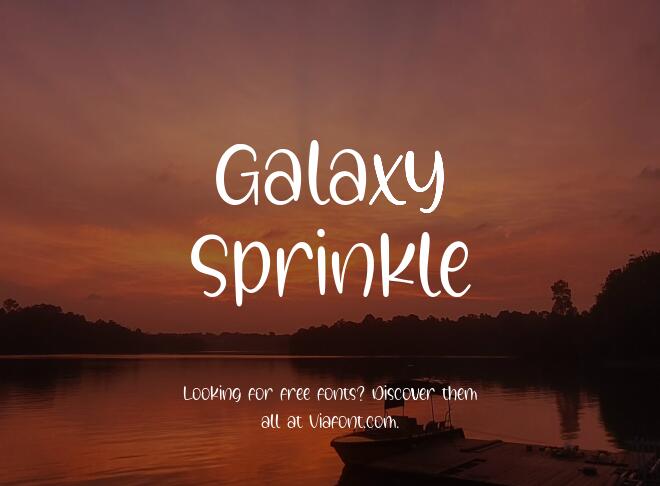 Galaxy Sprinkle Font