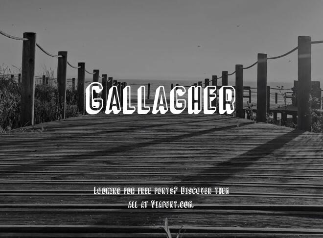 Gallagher Font