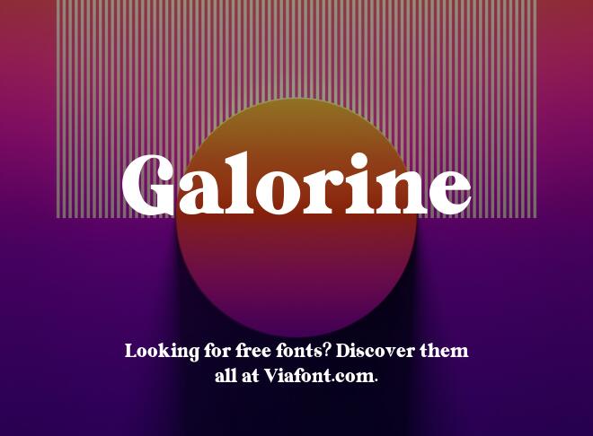 Galorine Font