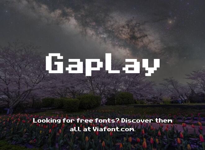 Gaplay Font
