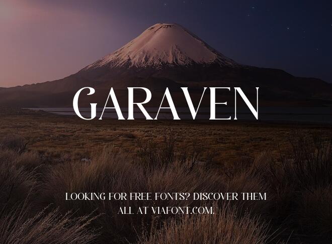 Garaven Font