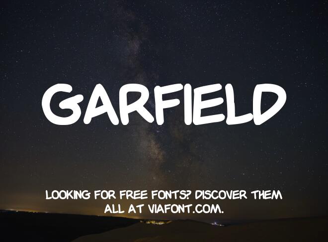 Garfield Font