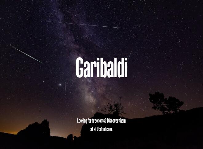 Garibaldi Font