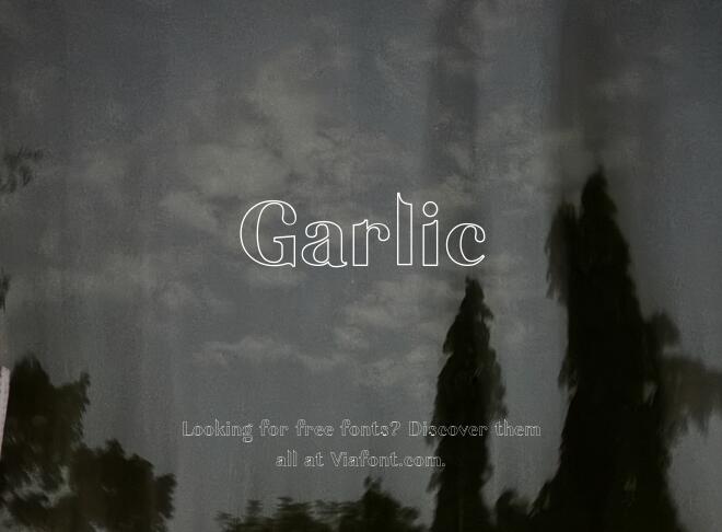 Garlic Font