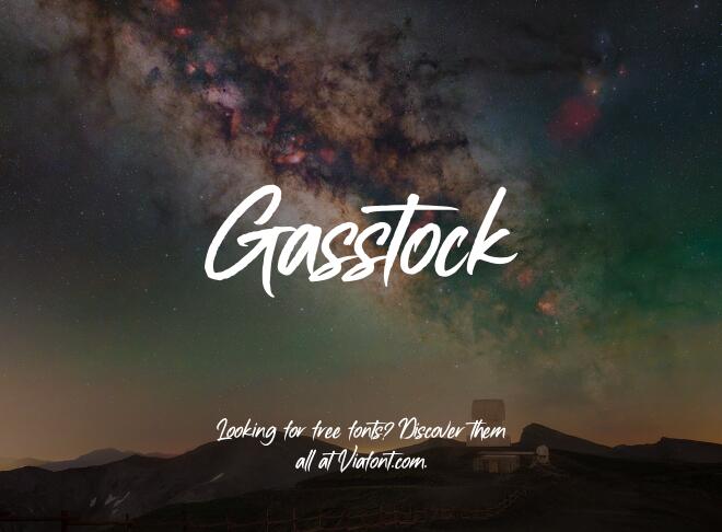 Gasstock Font