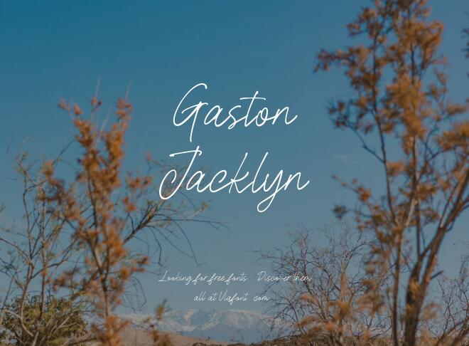 Gaston Jacklyn Font
