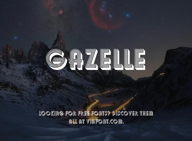 Gazelle Font
