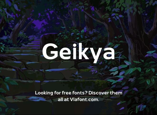 Geikya Font