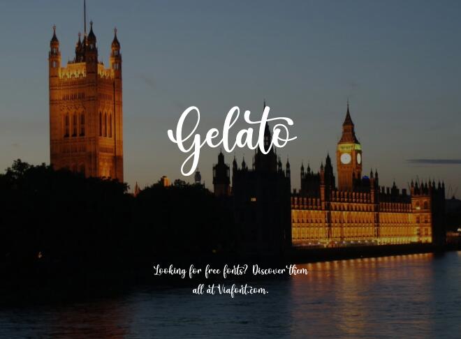 Gelato Font