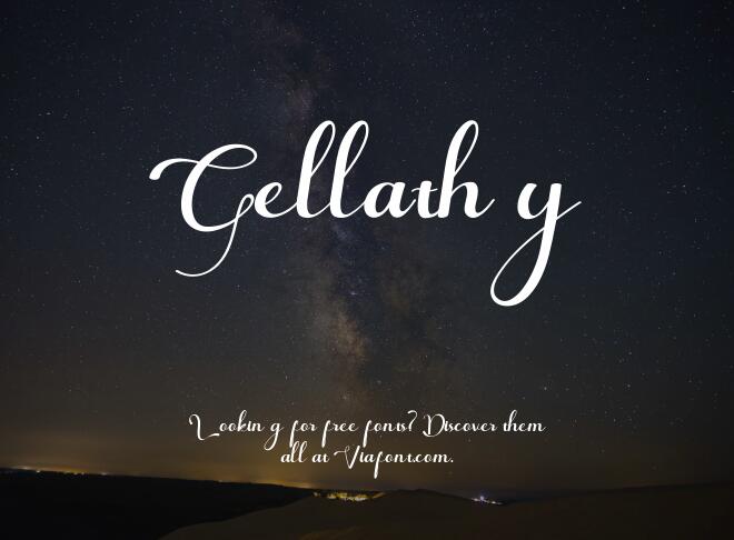 Gellathy Font