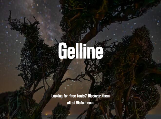 Gelline Font