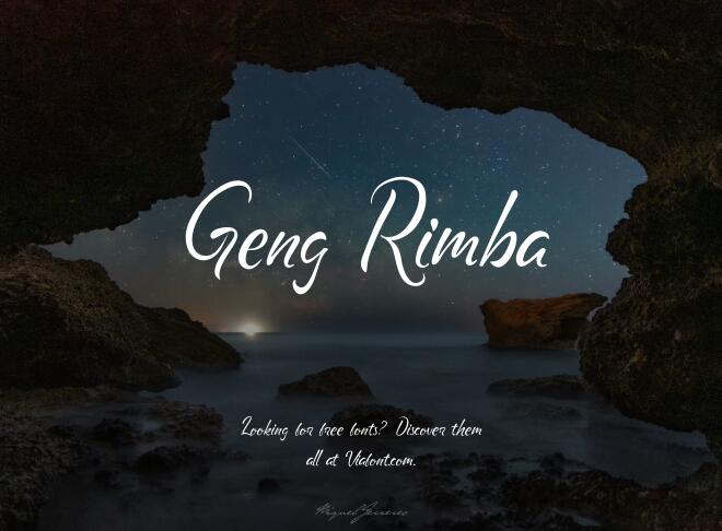 Geng Rimba Font