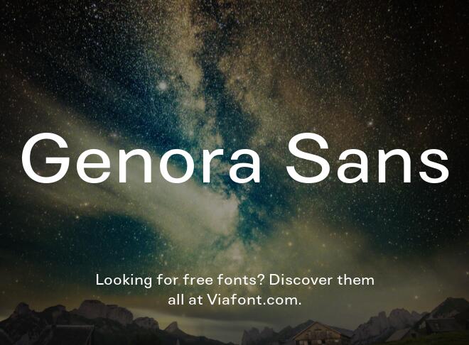Genora Sans Font