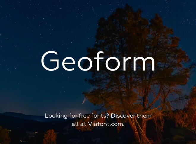 Geoform Font