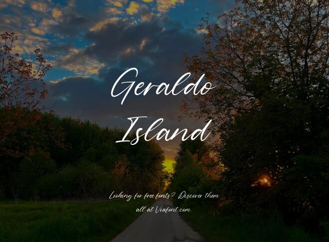 Geraldo Island Font