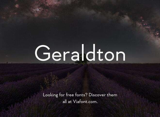 Geraldton Font