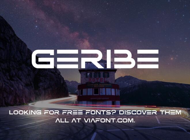 Geribe Font