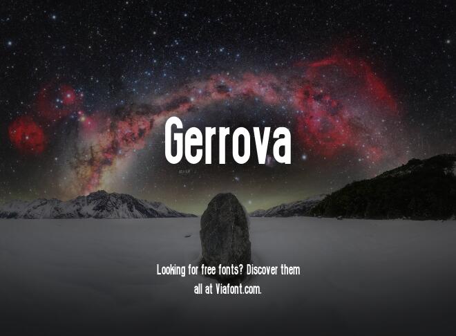 Gerrova Font