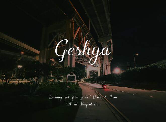 Geshya Font