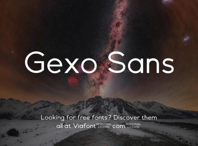 Gexo Sans Font