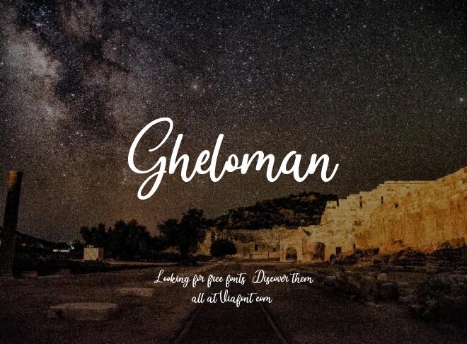 Gheloman Font