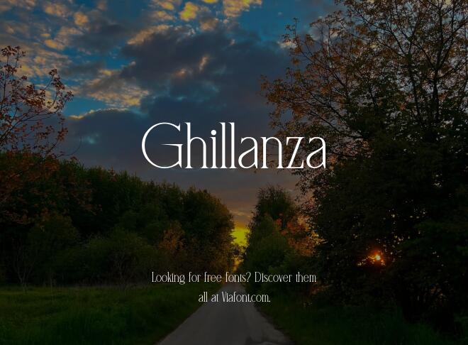 Ghillanza Font