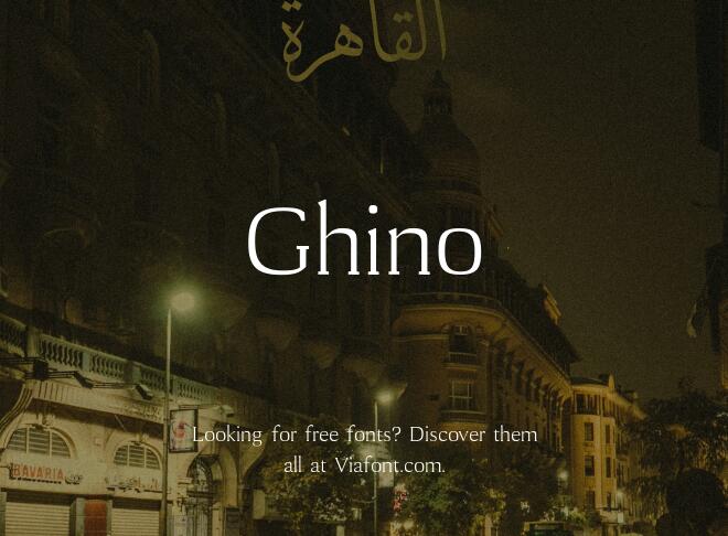 Ghino Font