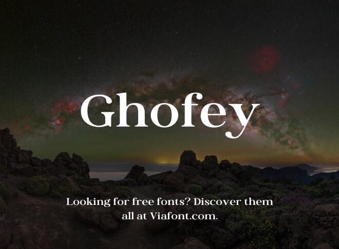 Ghofey Font