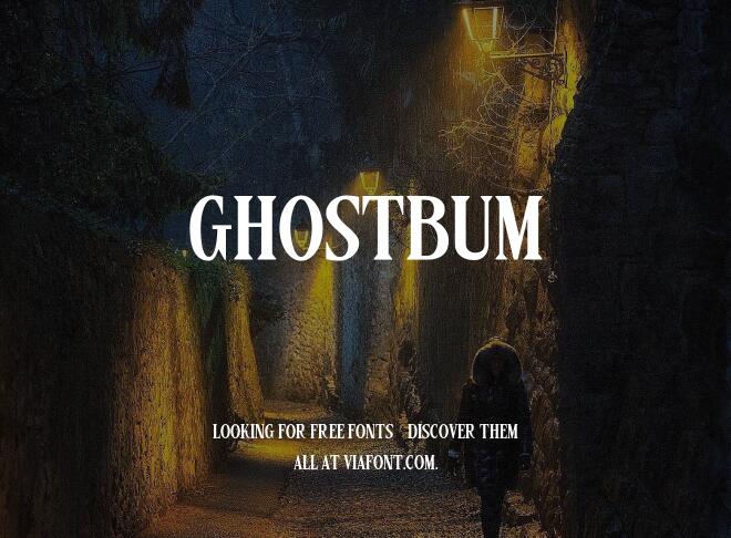 Ghostbum Font