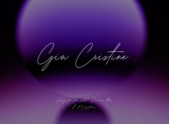 Gia Cristine Font