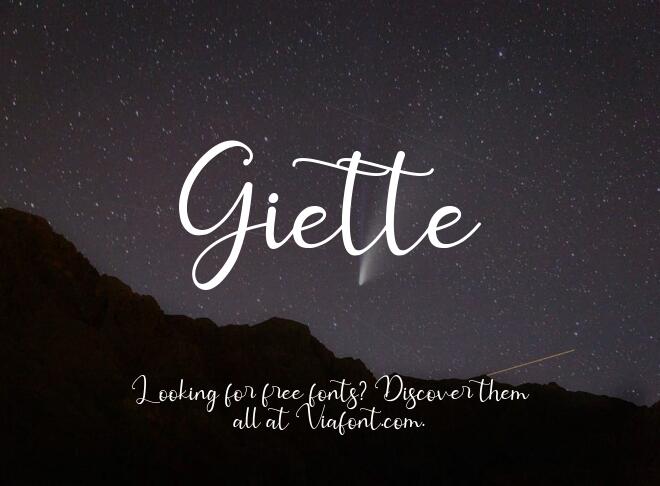 Giette Font