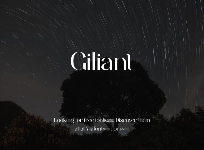 Giliant Font