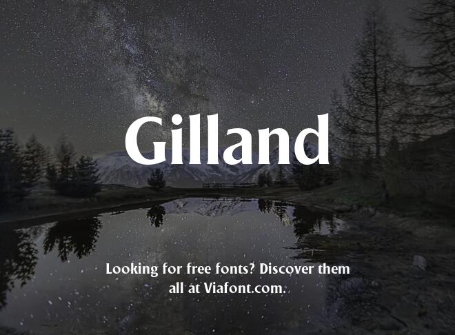 Gilland Font