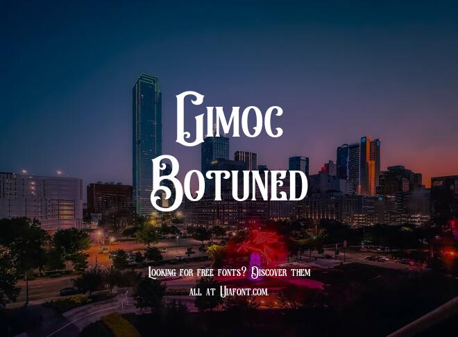 Gimoc Botuned Font