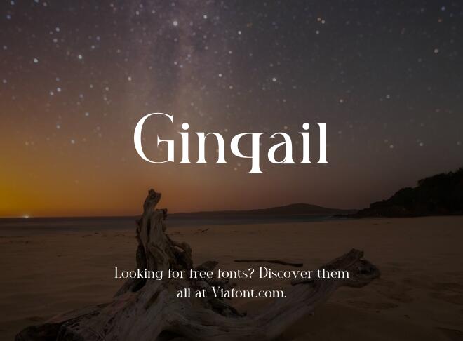 Ginqail Font