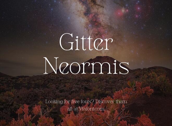 Gitter Neormis Font