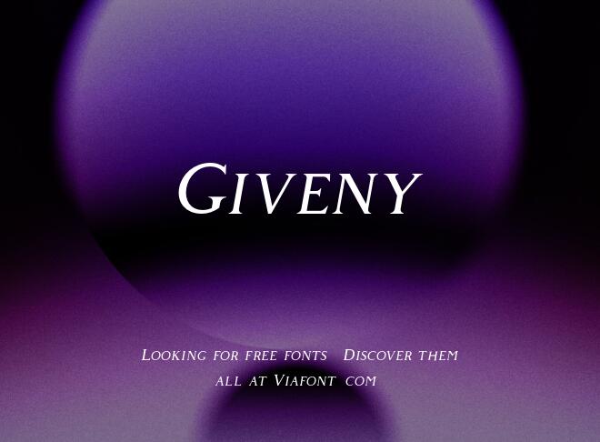Giveny Font