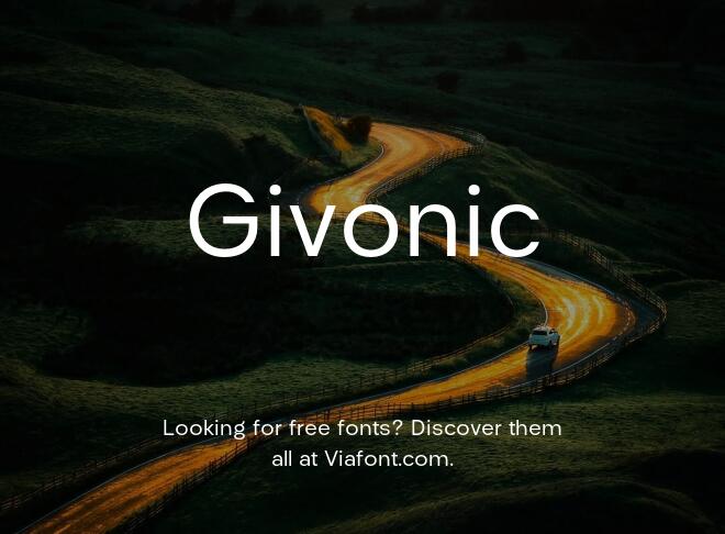 Givonic Font