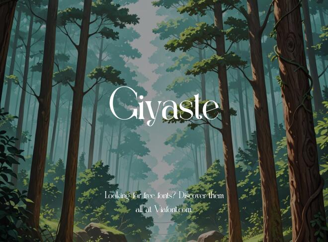 Giyaste Font