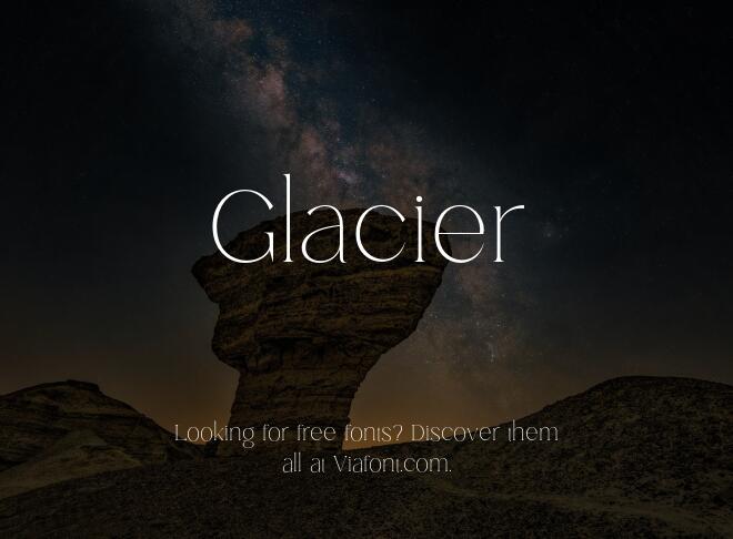 Glacier Font