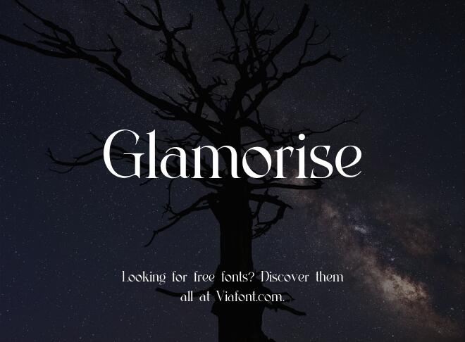 Glamorise Font