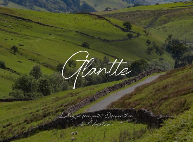 Glantte Font